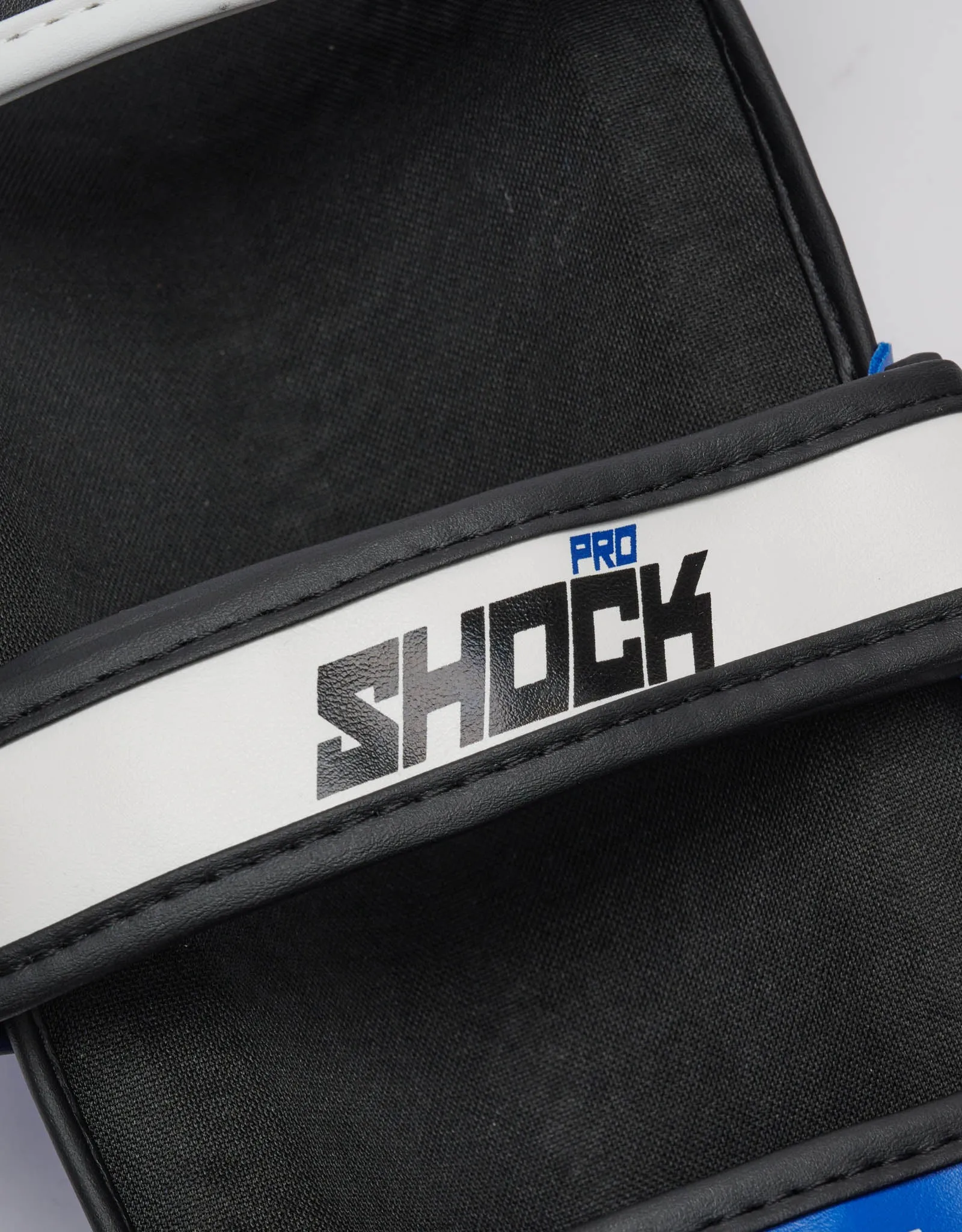 Leone 1947 Shock Pro Shin Guards - Blue, надпис SHOCK