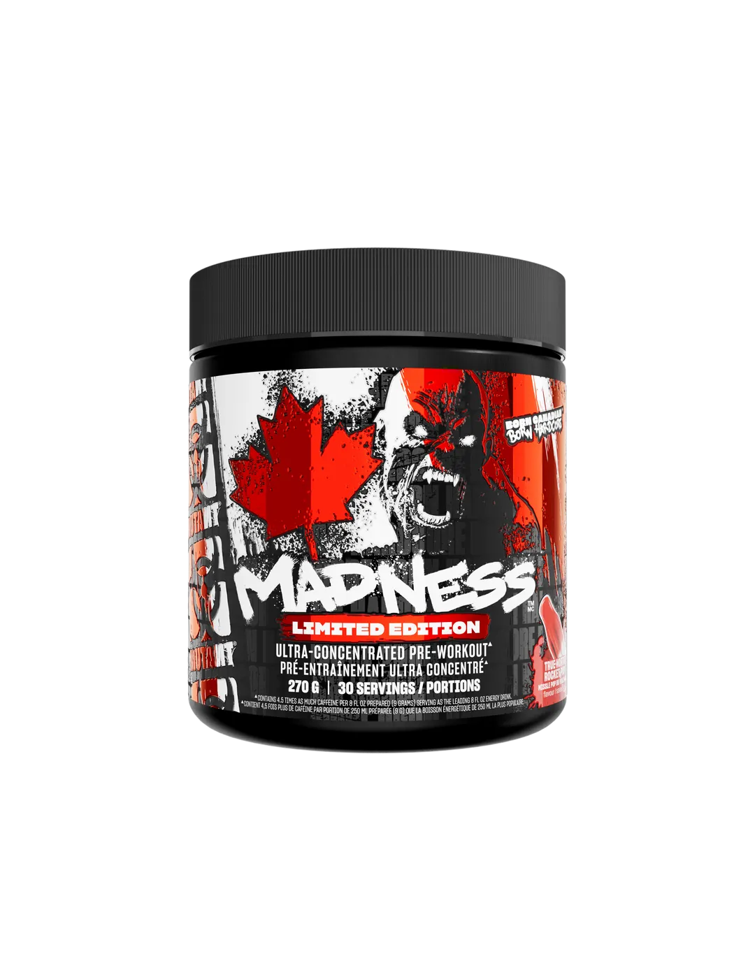 Mutant - Madness / 225 гр преден етикет с информация за нов вкус