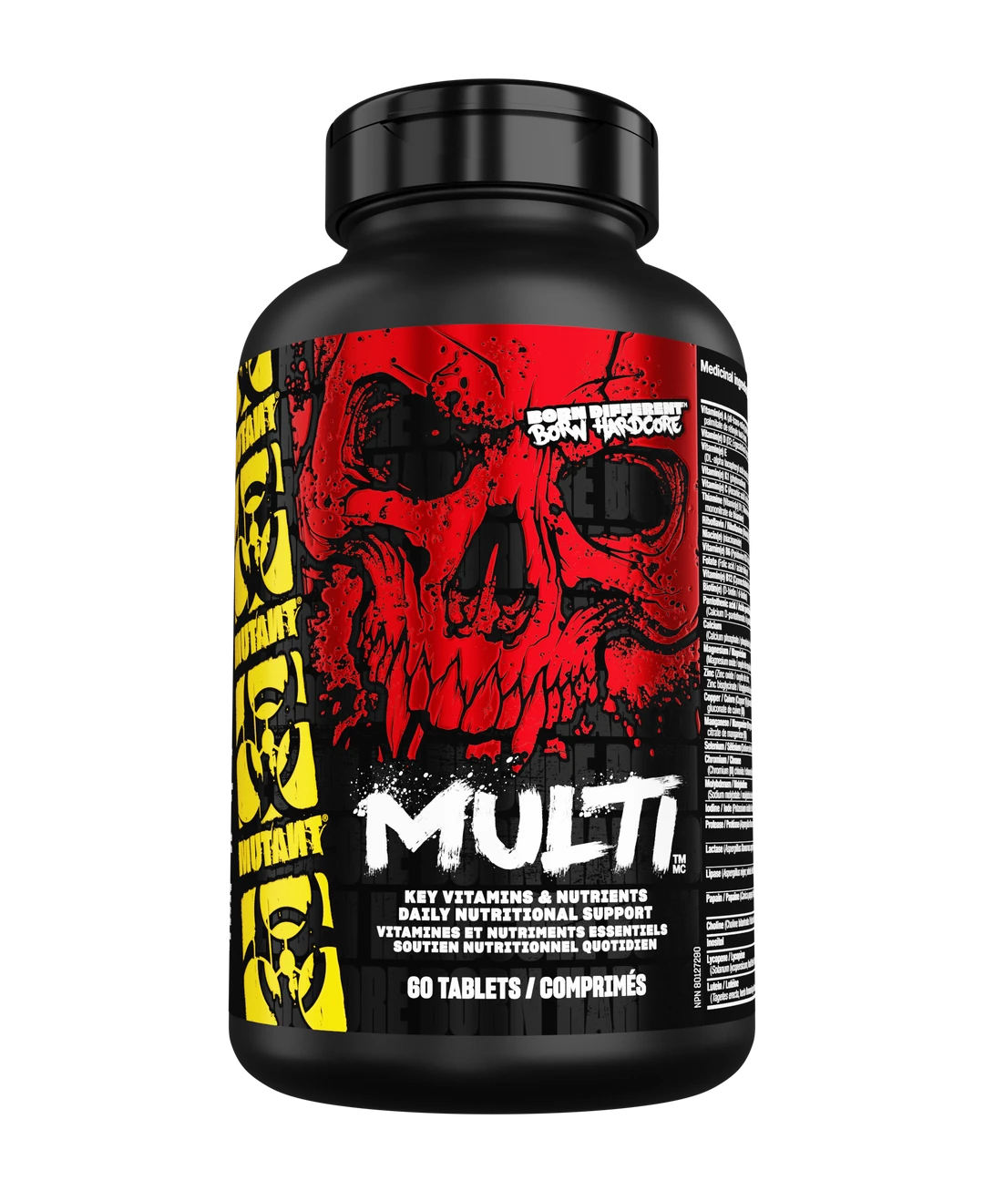 MUTANT - Multi Vitamin Supplement / 60tabs опаковка отпред с череп