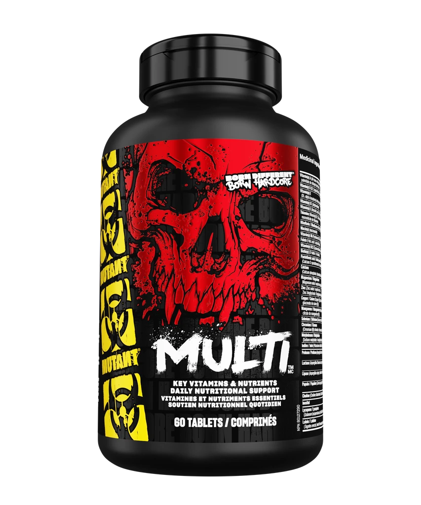 MUTANT - Multi Vitamin Supplement / 60tabs опаковка отстрани с информация
