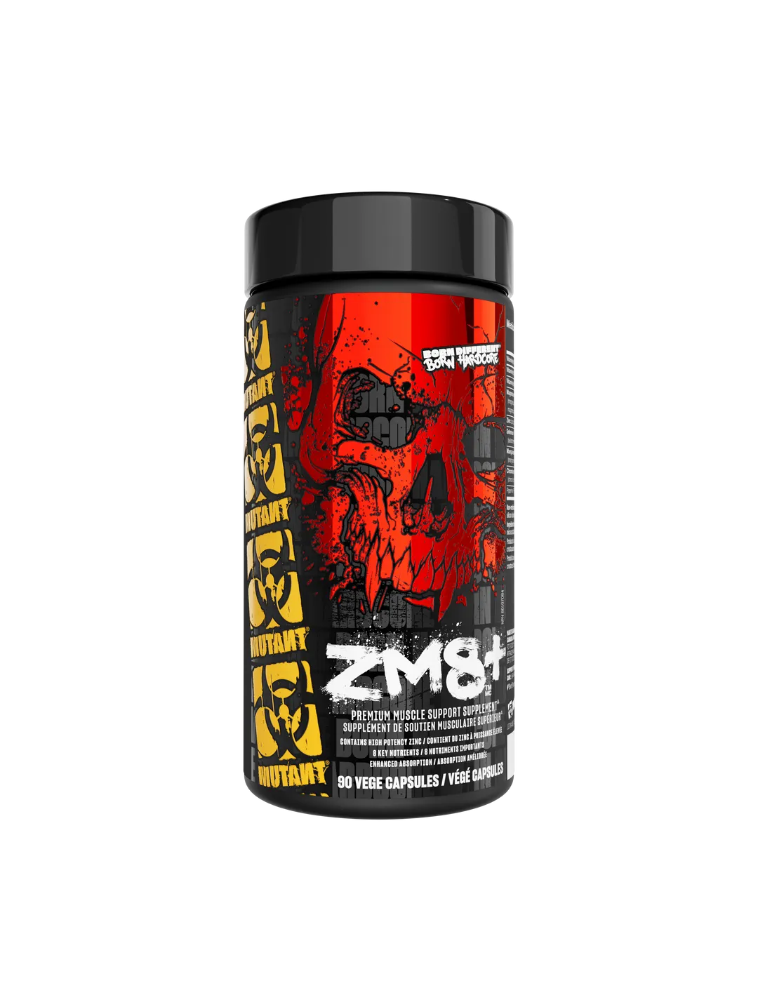 Mutant ZM8+ / 90caps преден изглед на опаковката с череп