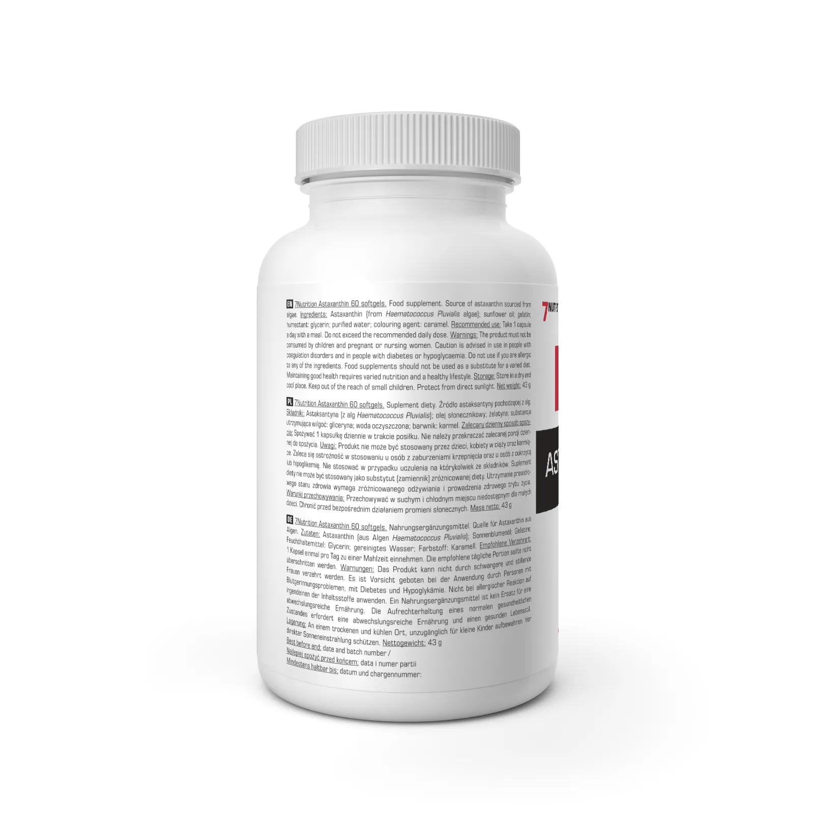 7Nutrition - ASTAXANTHIN - 60 softgels информация за продукта