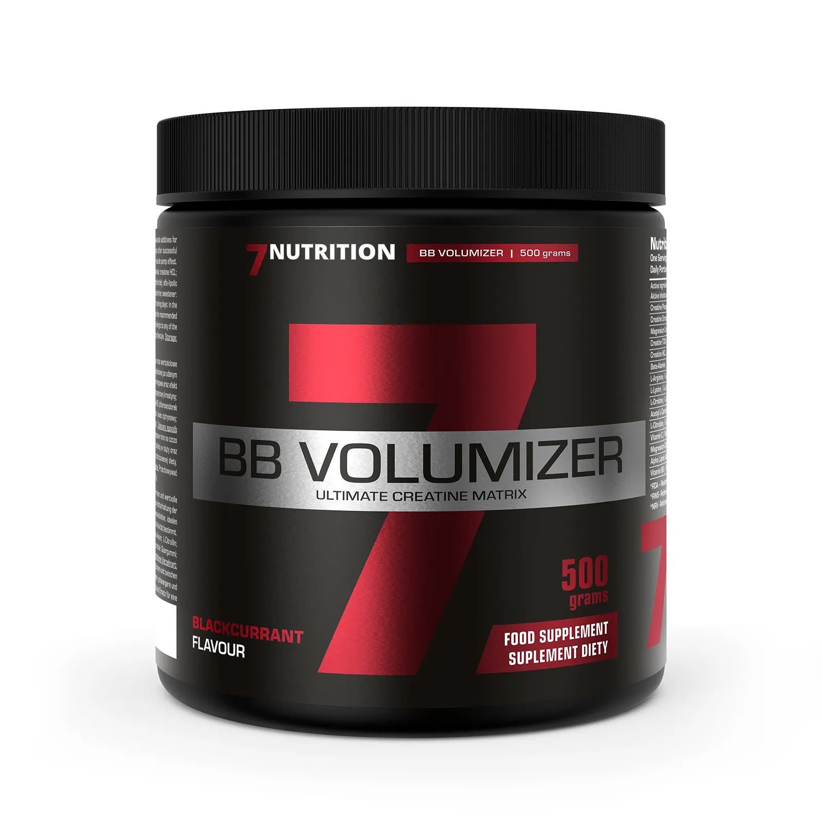 7Nutrition - BB Volumizer 500g етикет отпред