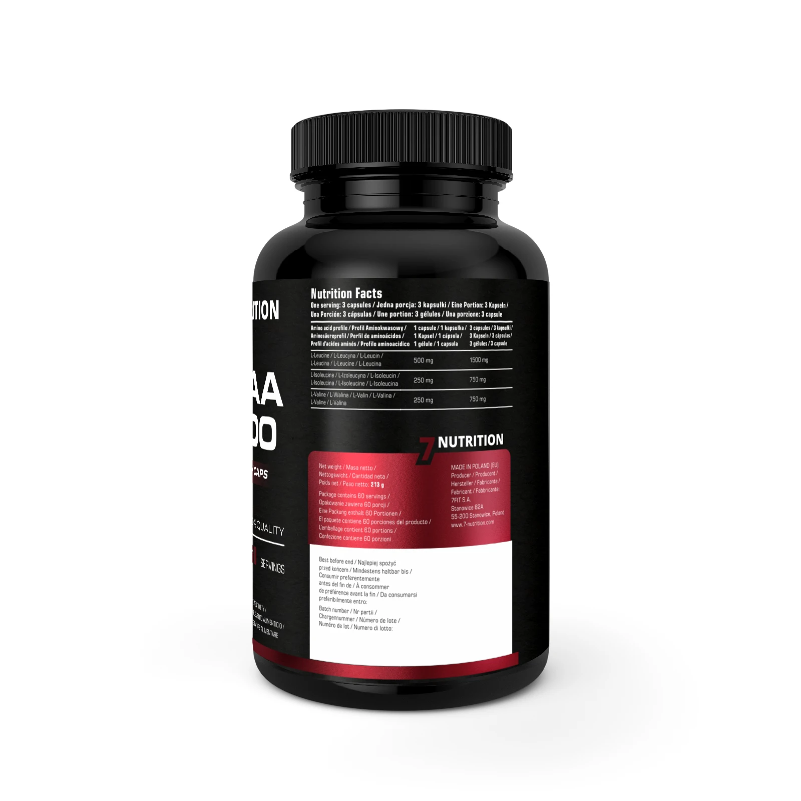 7Nutrition - BCAA 2:1:1 vege caps