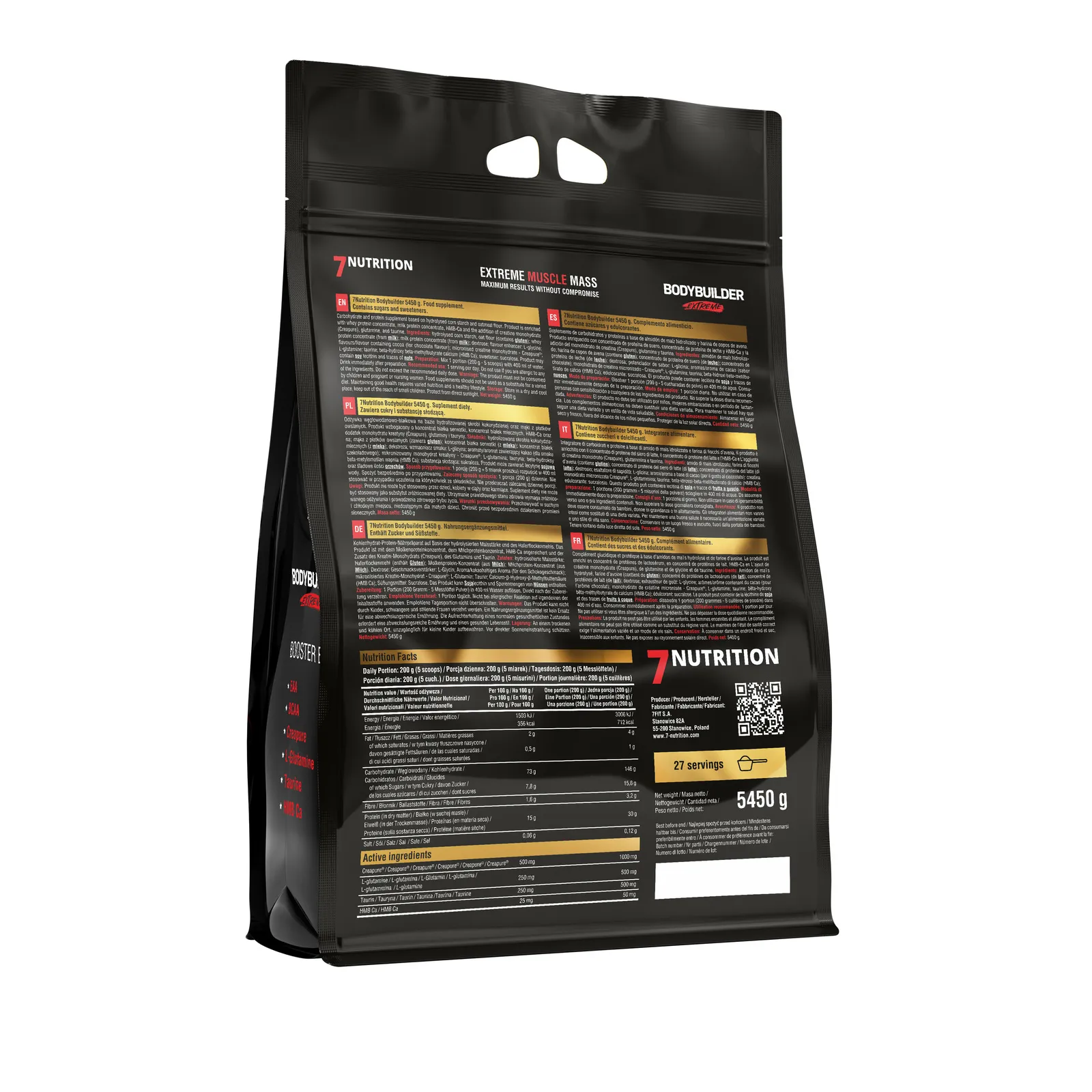 7Nutrition - Bodybuilder EXTREME 5450g