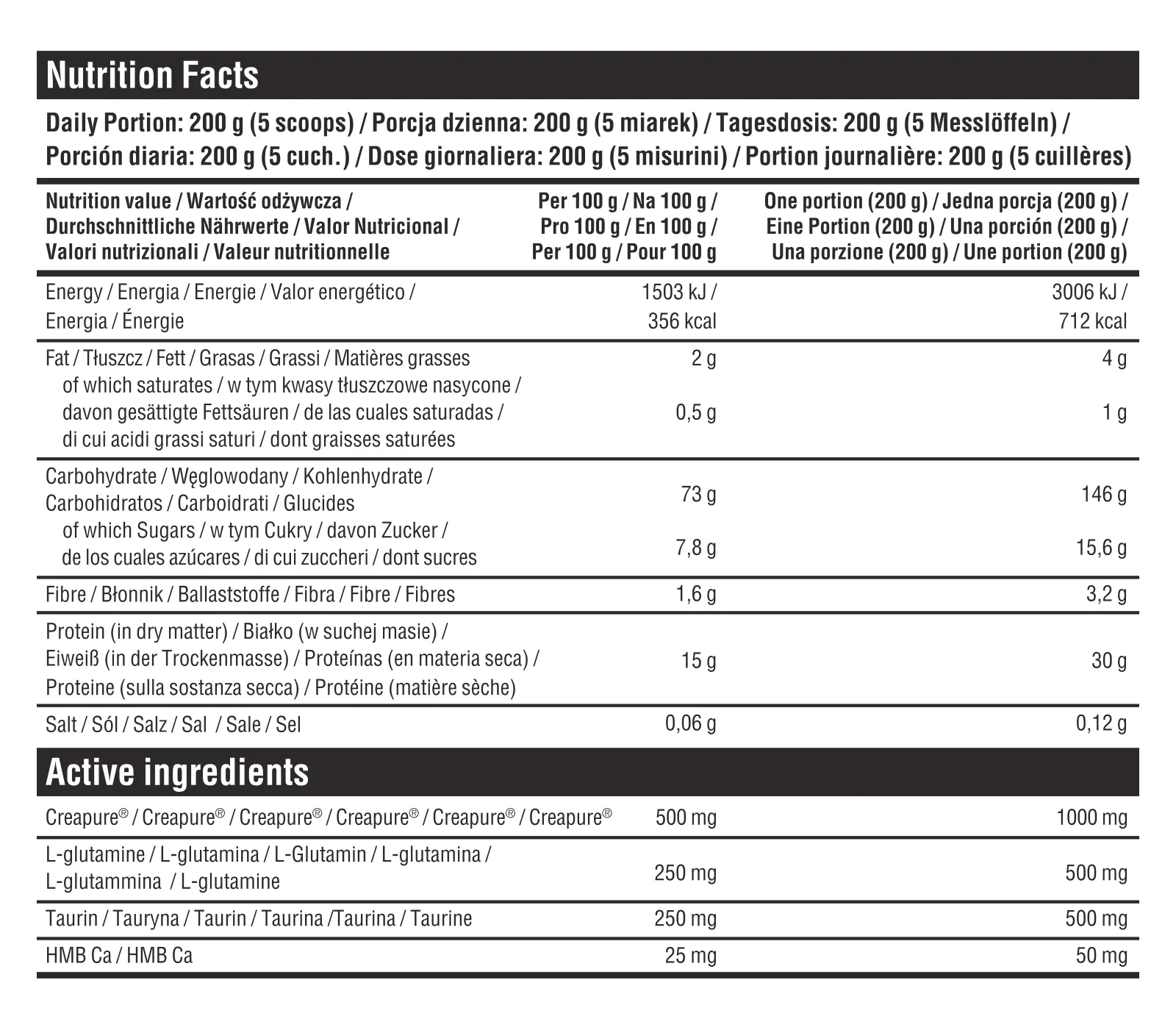 7Nutrition - Bodybuilder EXTREME 5450g