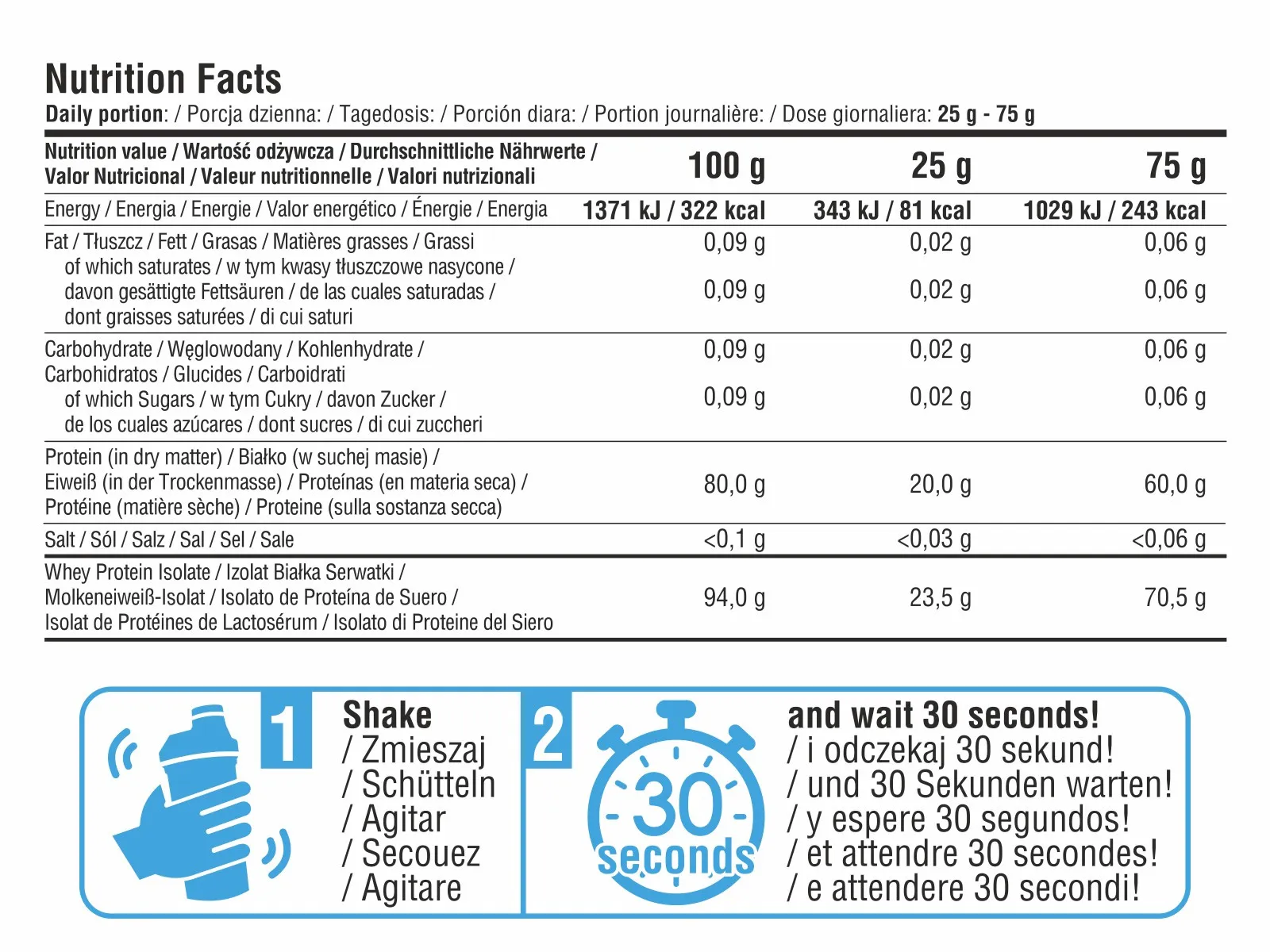 7Nutrition - Clear Whey Isolate 900g