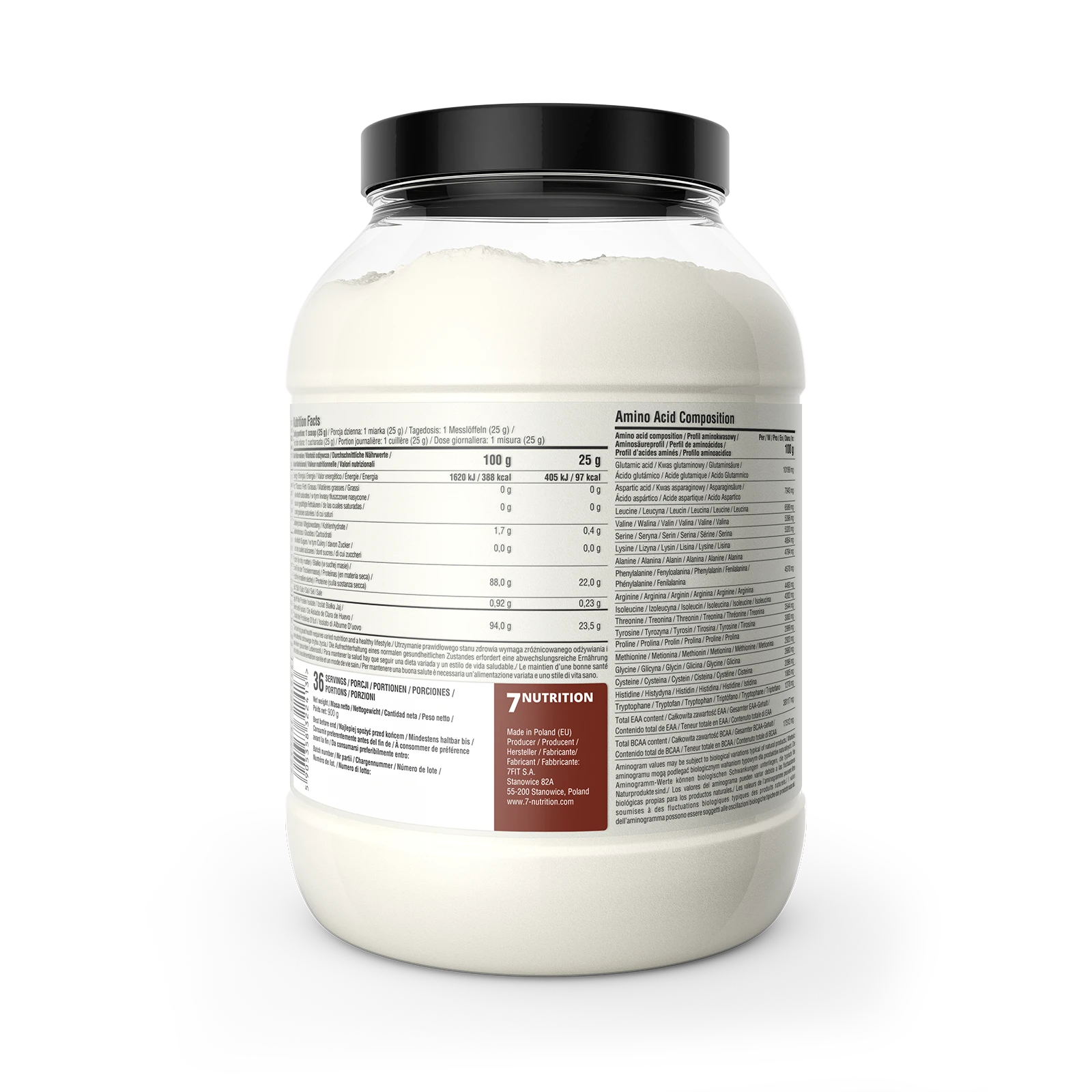 7Nutrition - Egg Protein Isolate 900g Chocolate