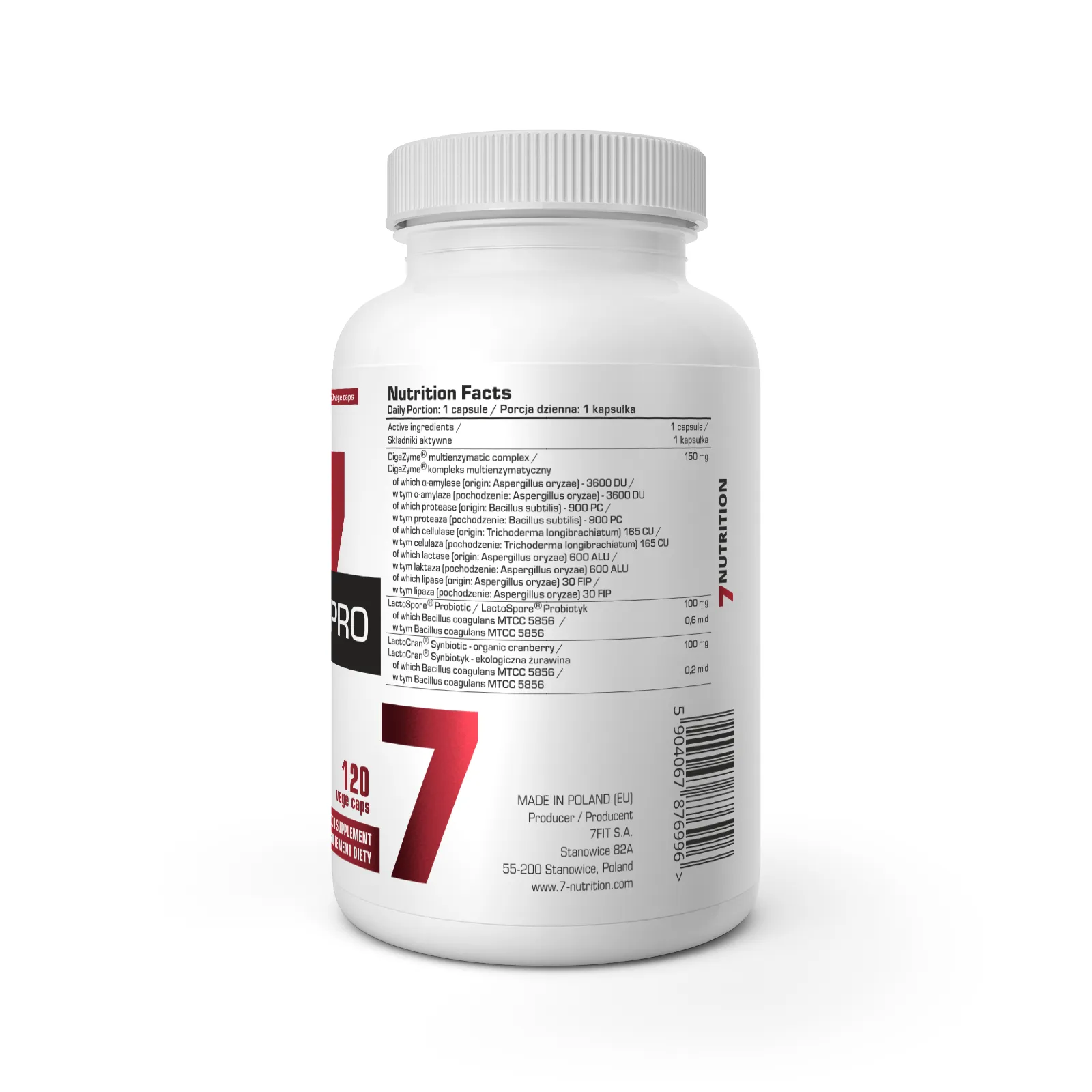 7Nutrition - Enzymes PRO 120 vege caps
