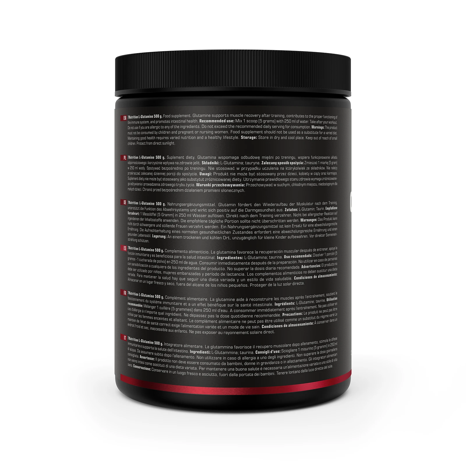 7Nutrition - GLUTAMINE 500g