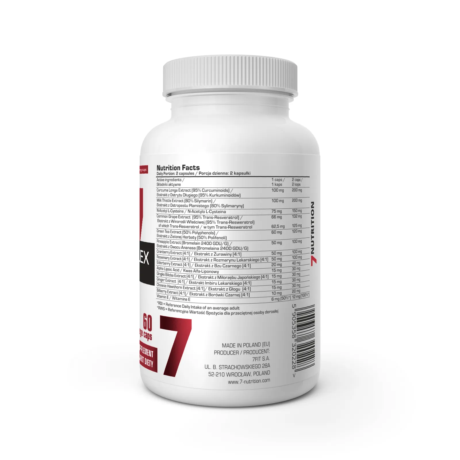 7Nutrition - LIVER COMPLEX 60 vege caps