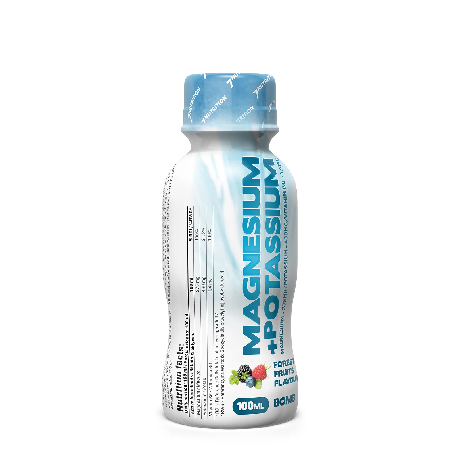 7Nutrition - MAGNESIUM & POTASSIUM 100ml FOREST FRUITS