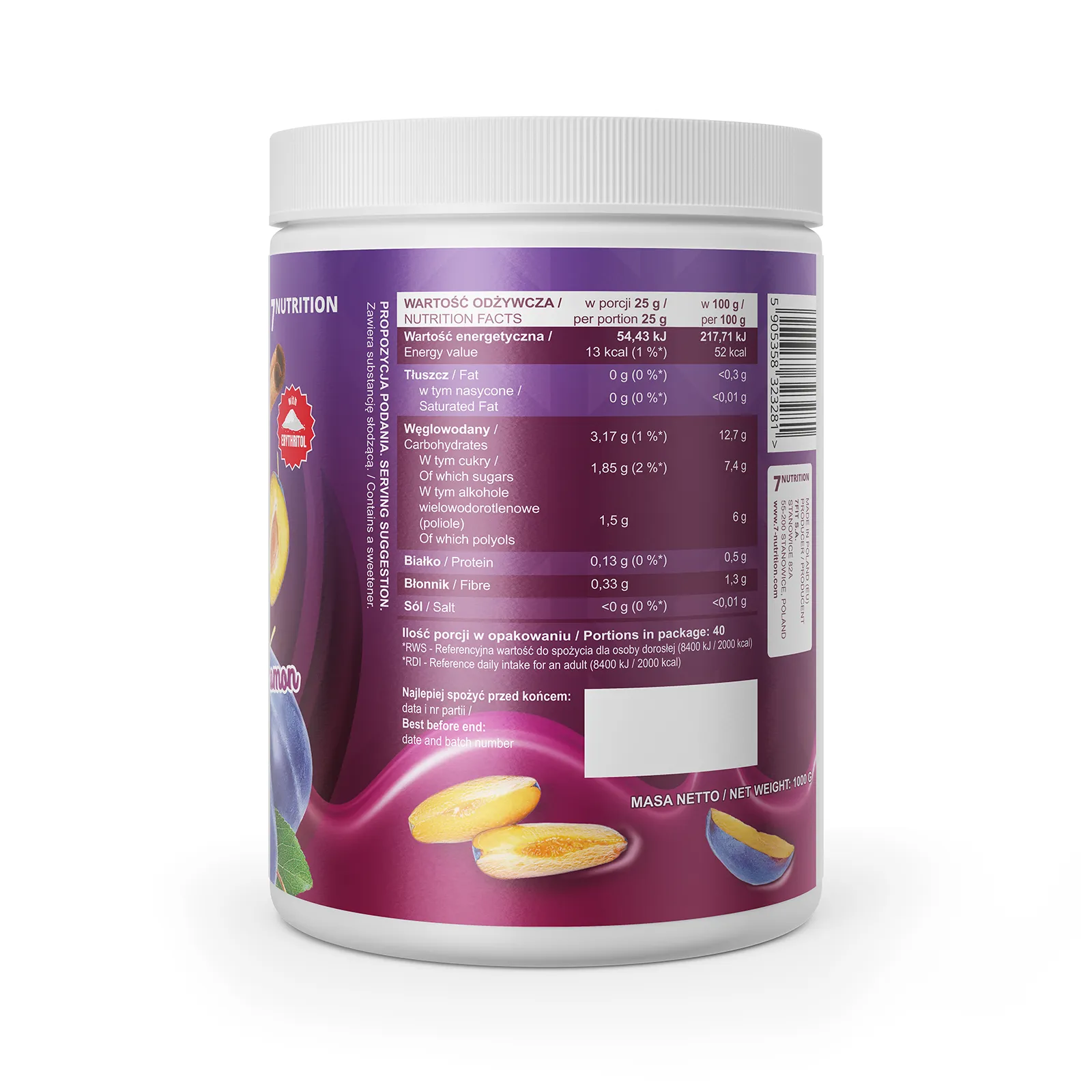 7Nutrition - Mango Jam 1000g
