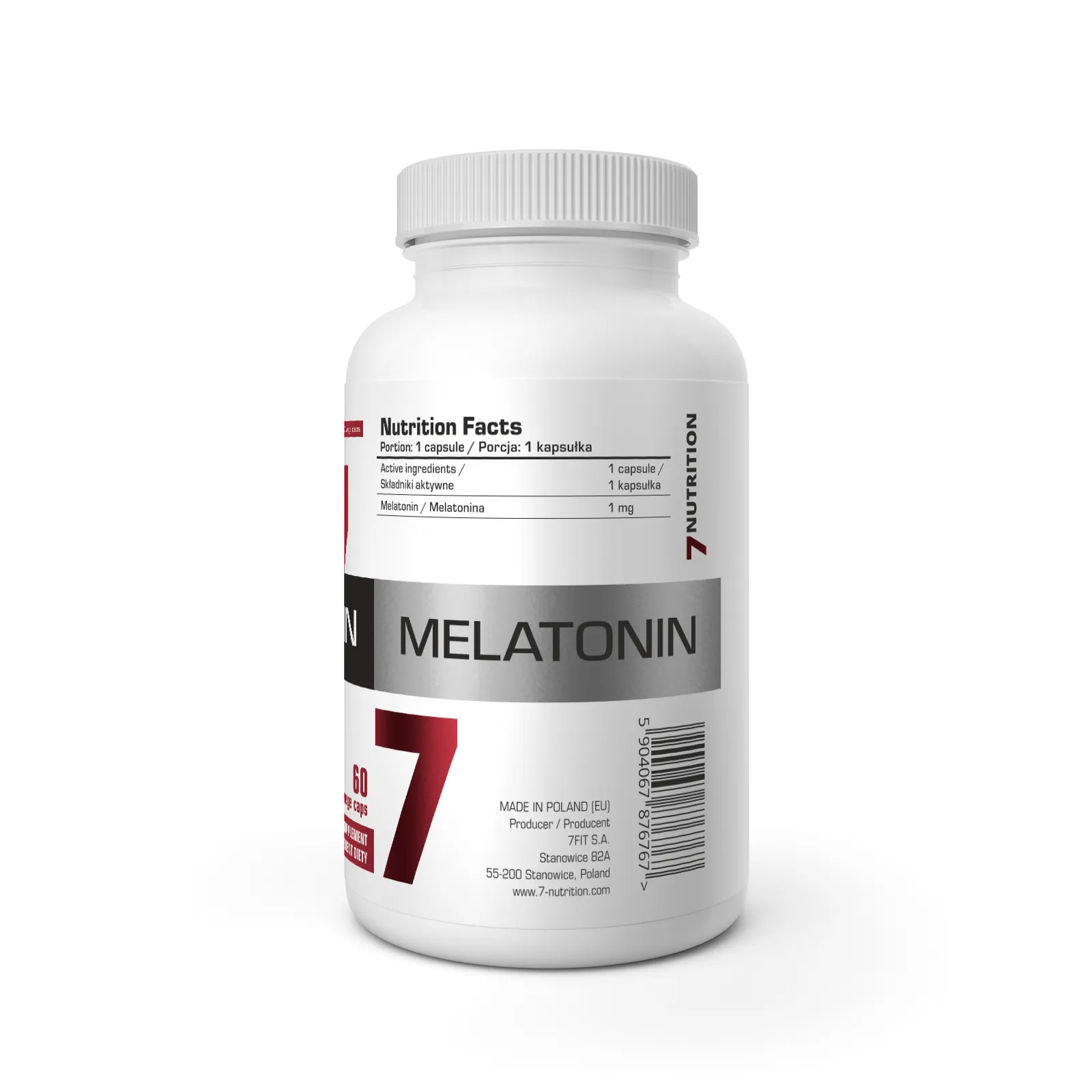 7Nutrition - MELATONIN 60 VEGE CAPS