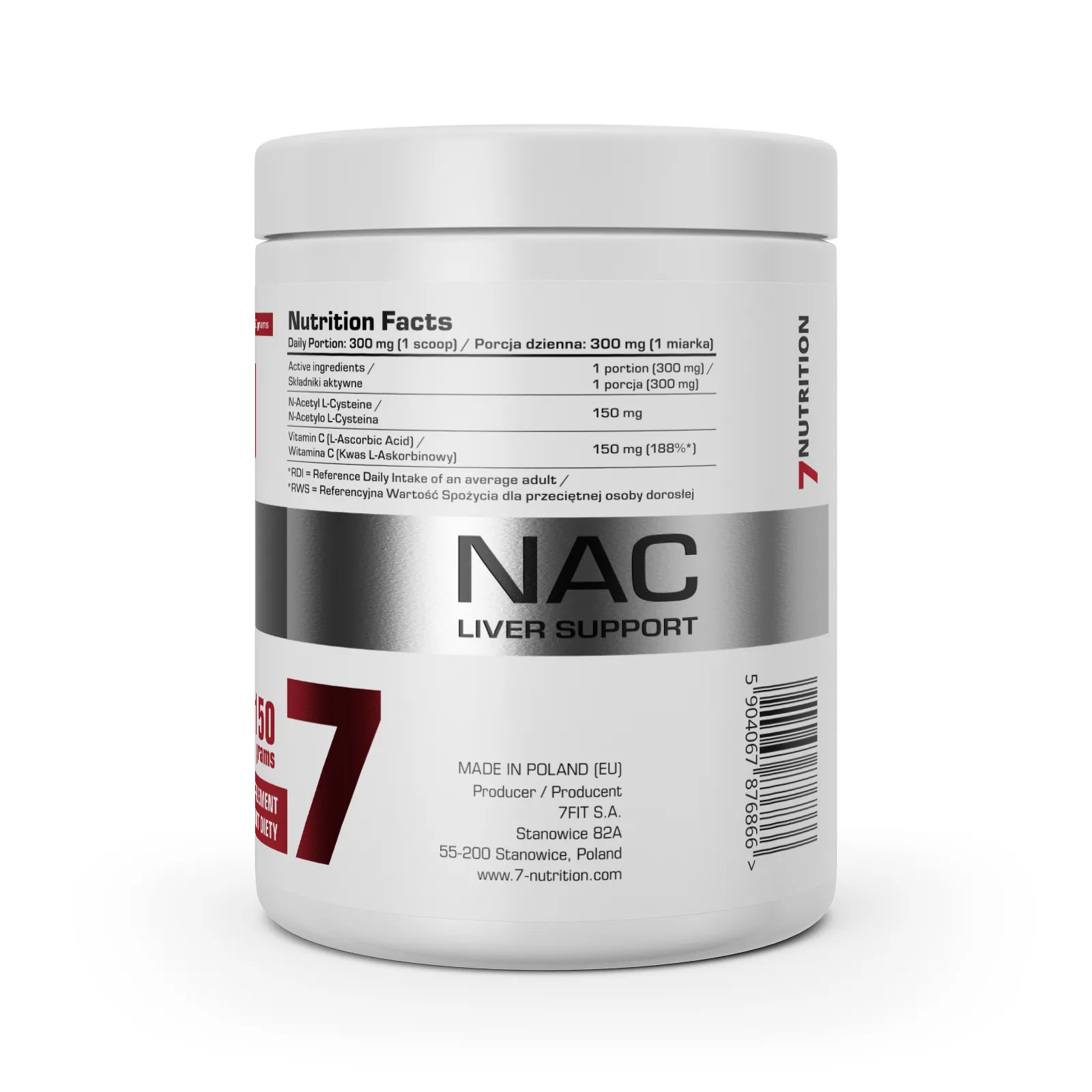 7Nutrition - NAC 150g