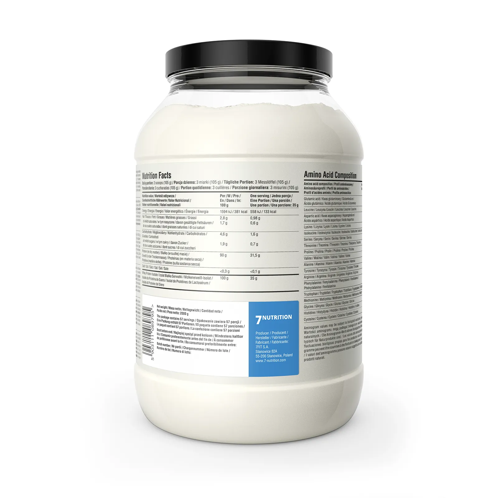 7Nutrition - Natural Whey Isolate 90