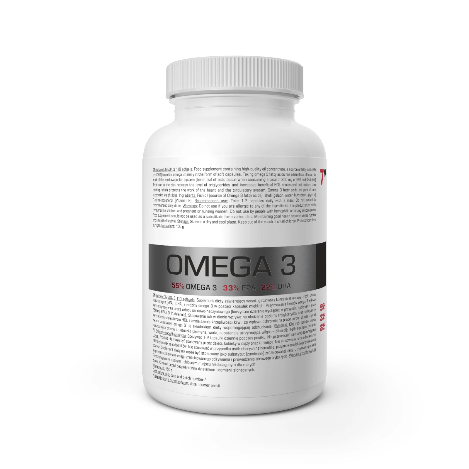 7Nutrition - OMEGA 3 55% 1000mg