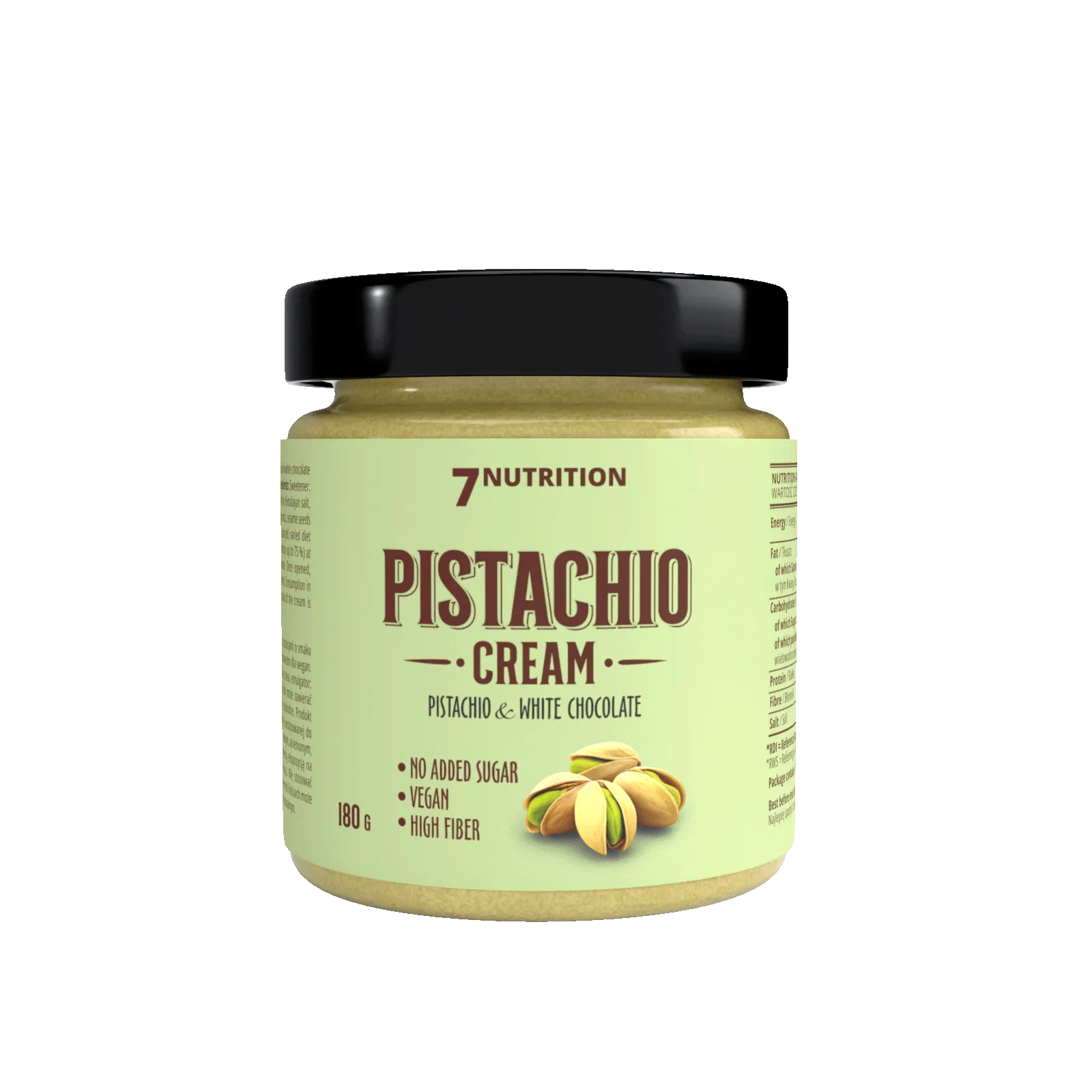7Nutrition - Pistachio Cream 180g, преден изглед