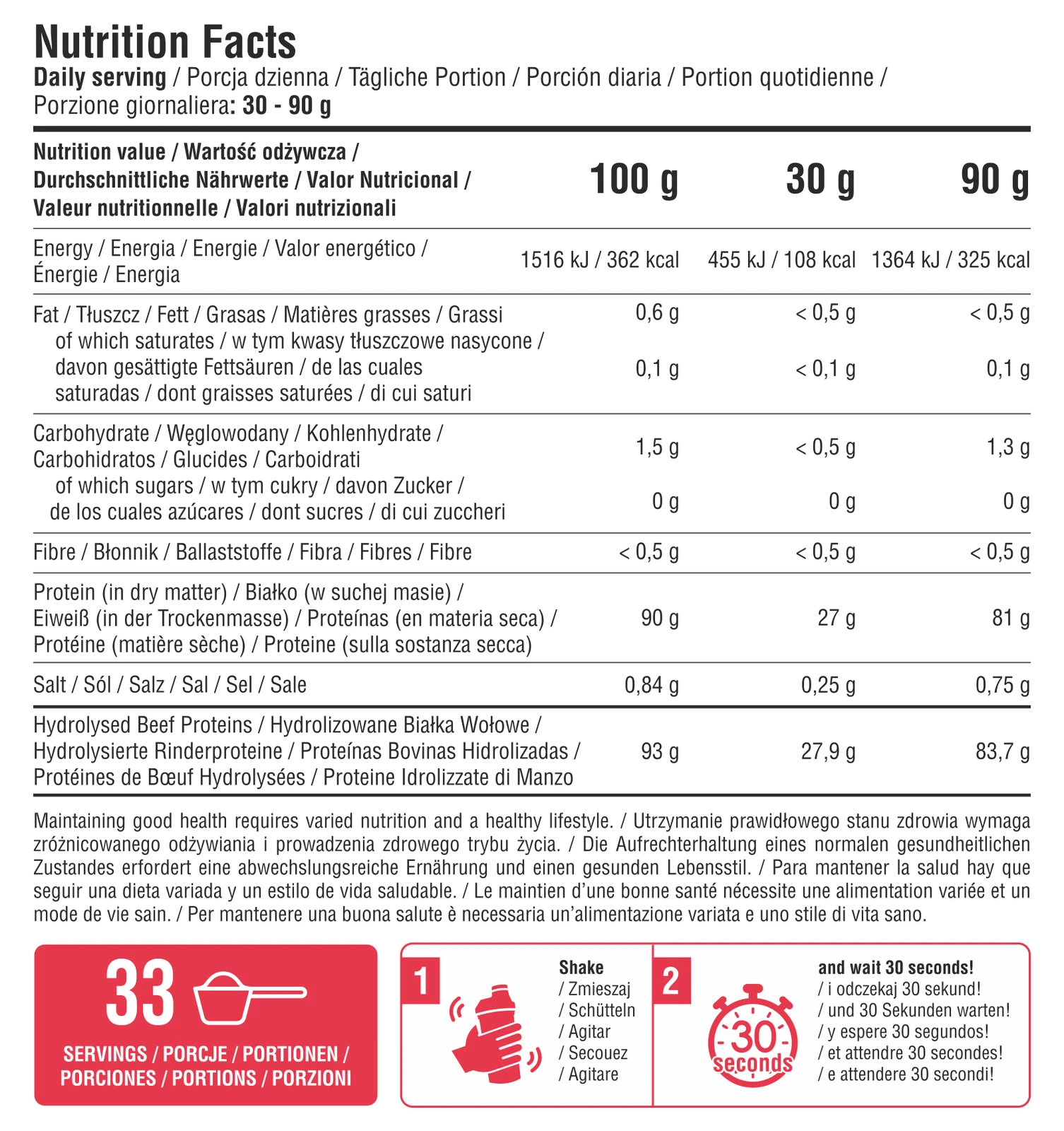7Nutrition - Protein Juice 1000g