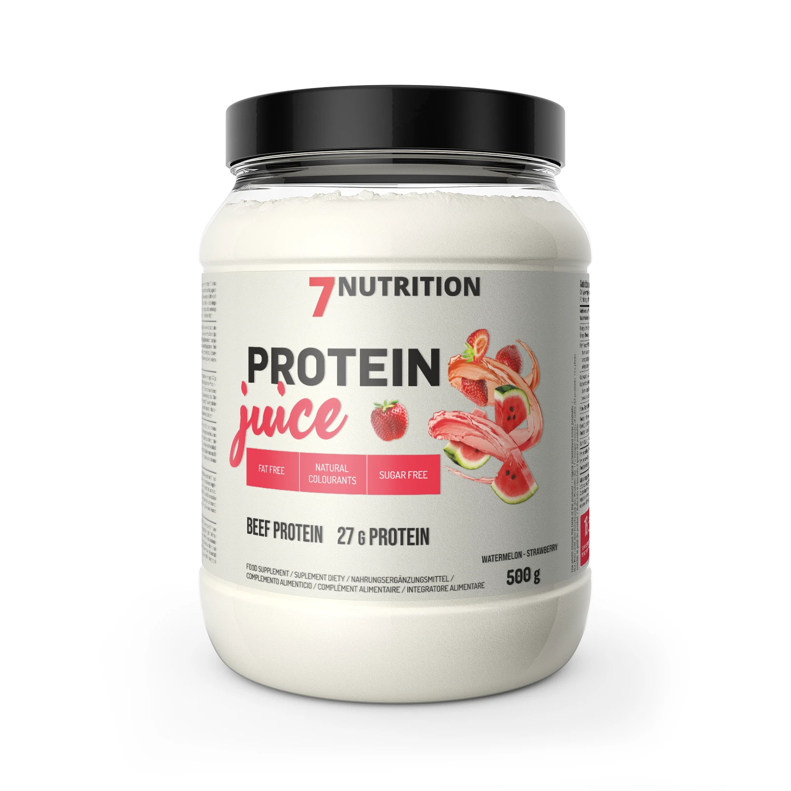 7Nutrition - Protein Juice 500g етикет със съдържание