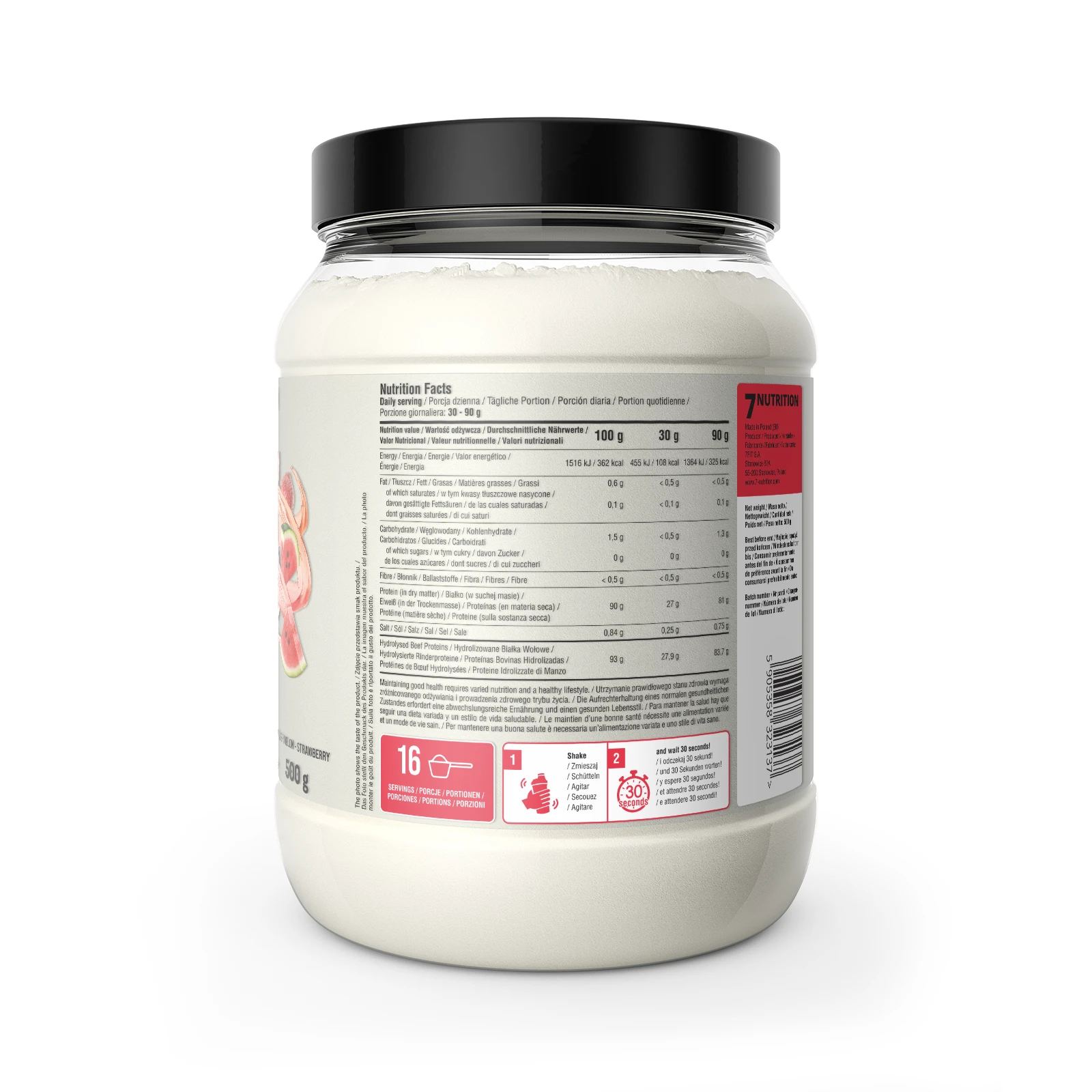 7Nutrition - Protein Juice 500g хранителна таблица