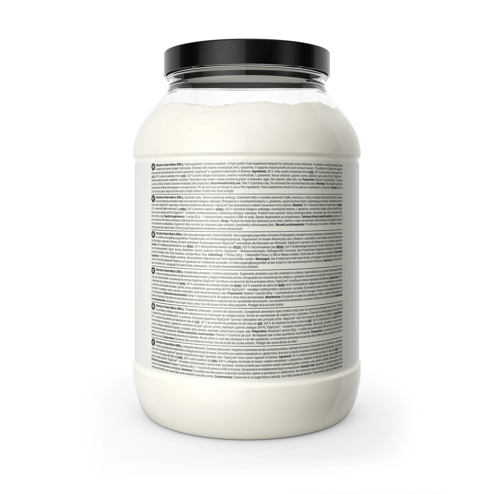 7Nutrition - Protein Matrix 2000g съдържание на протеин и DigeZyme