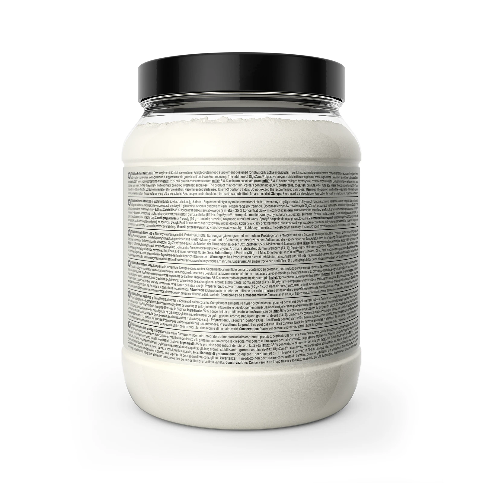 7Nutrition - Protein Matrix 500g информация на опаковката