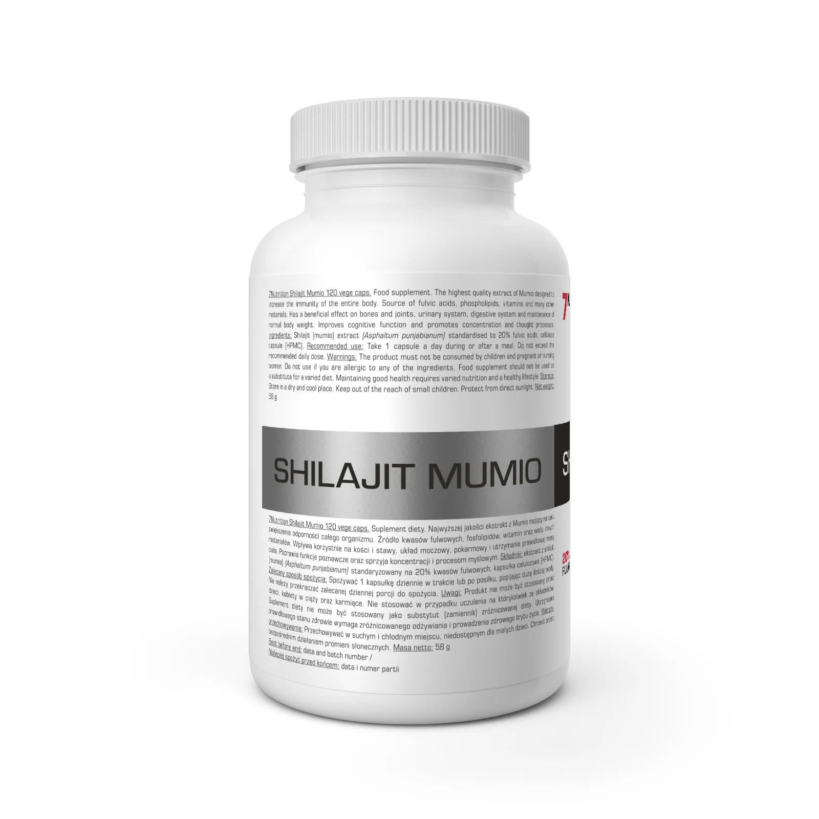 7Nutrition - SHILAJIT MUMIO 120 vege caps