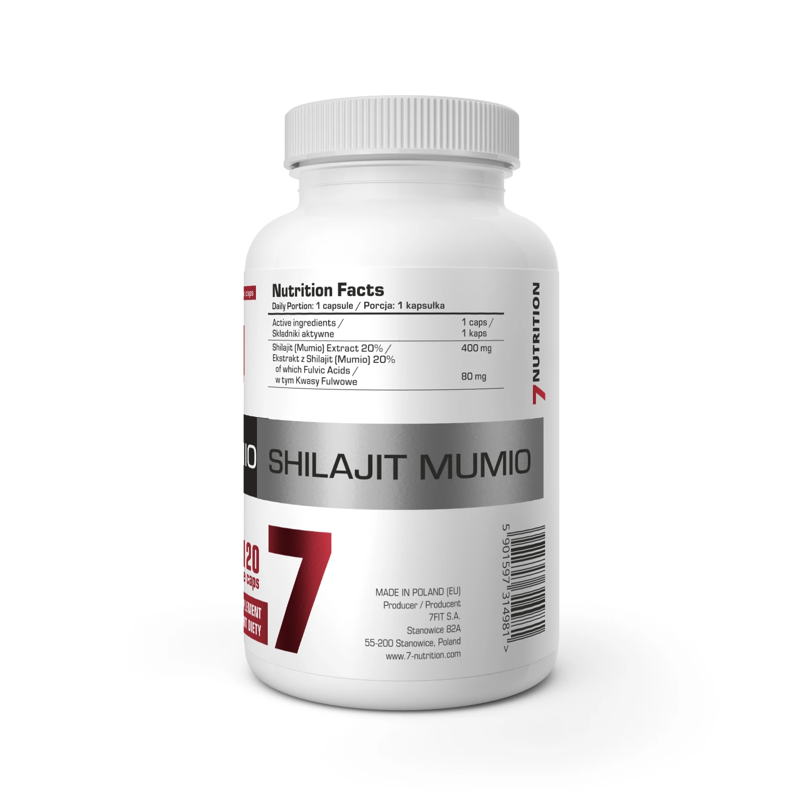 7Nutrition - SHILAJIT MUMIO 120 vege caps