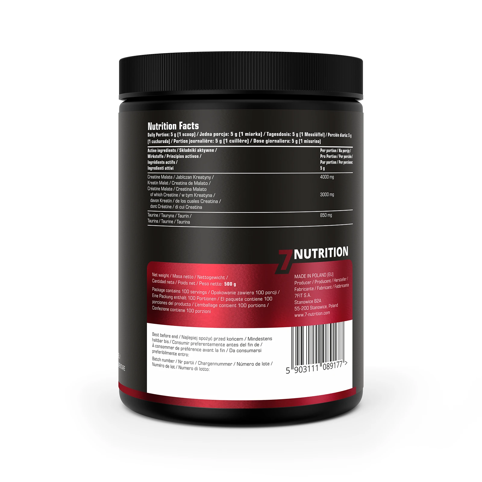 7Nutrition - TCM Creatine 500g