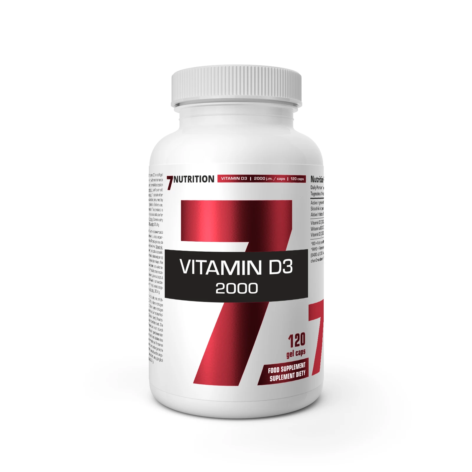 7Nutrition - Vitamin D3 2000 -120kaps