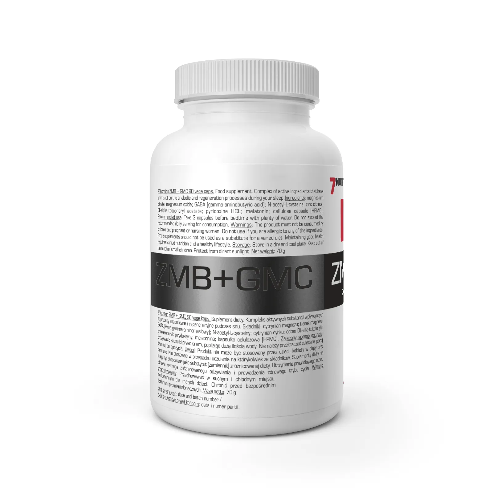 7Nutrition - ZMB + GMC 90 vege caps